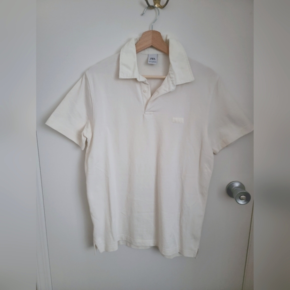 Mens zara polo shirt white medium - Picture 5 of 5